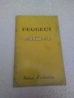 Peugeot 404 livre d entretien, Livres, Autos | Brochures & Magazines, Peugeot, Enlèvement ou Envoi