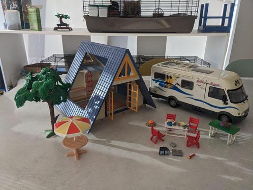 Playmobil Zomerhuis 3230 met Mobilhome, Enfants & Bébés, Jouets | Playmobil, Utilisé, Ensemble complet, Enlèvement ou Envoi