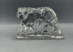 Baccarat Crystal Art Deco-sculptuur Kristal tijger Chevalier, Antiek en Kunst, Antiek | Glaswerk en Kristal, Ophalen of Verzenden