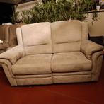 zacht lederen tweezit met relax functie, Ophalen, Zo goed als nieuw