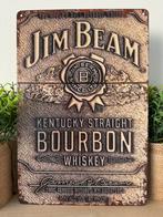 Metalen reclamebord Jim Beam, Ophalen of Verzenden, Nieuw, Reclamebord