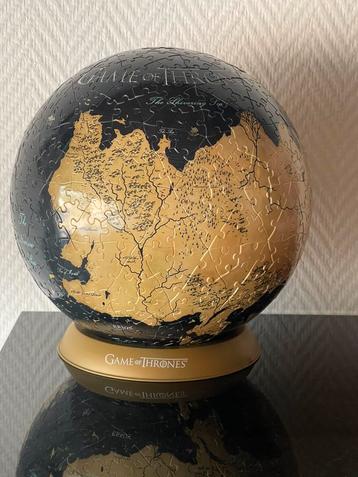 Globe GAME OF THRONES - Puzzle 3D Globe 540 PIÈCES, Enlèvement ou Envoi, Comme neuf