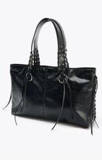 Handtas shopper zwart, Enlèvement ou Envoi, Neuf, Noir, Shopper