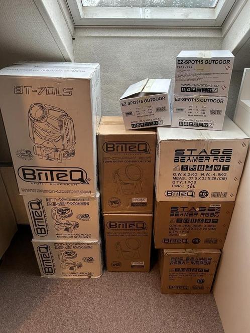 BRITEQ LICHTEFFECTEN, Muziek en Instrumenten, Licht en Laser, Nieuw, Licht, Geluidgestuurd, Kleur, Stroboscoopeffect, Ophalen of Verzenden