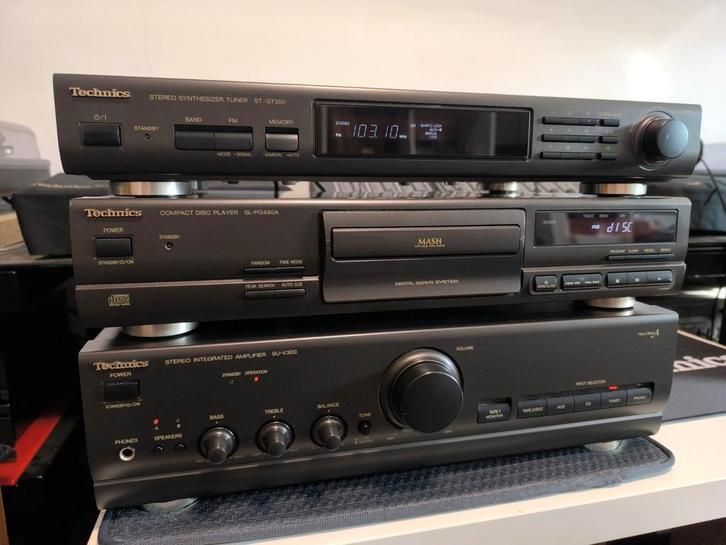 TECHNICS HIFI set - SUV300 - SL PG480A - ST GT350, Audio, Tv en Foto, Stereoketens, Zo goed als nieuw, Cd-speler, Tuner of Radio