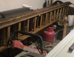 Diable professionnel et échelle en bois 2 element 9m60, Doe-het-zelf en Bouw, Transportwagens, 100 liter of meer, Ophalen, Zo goed als nieuw