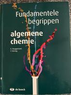 Fundamentele begrippen van algemene chemie, Boeken, Nieuw, Overige niveaus, Ophalen of Verzenden, De boeck