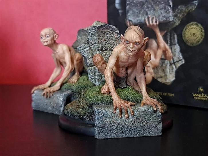 Gollum & Smeagol in Ithilien - Lord of the Rings - Weta, Verzamelen, Beelden en Beeldjes, Nieuw, Ophalen