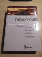 Larcier : Audience Judiciaire 2016-2017, Livres, Livres d'étude & Cours, Enlèvement ou Envoi