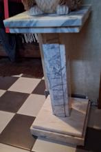 een mooie marmeren zuil/bijzettafel, Ophalen, Gebruikt