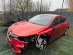 Renault Megane 1.5 dCi 135.000km 2015 Accident, Autos, Rouge, Cuir et Alcantara, Achat, Euro 6