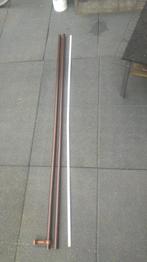 2 Barres de tentures tringles a rideaux 180cm x 2.3cm, Enlèvement, Comme neuf