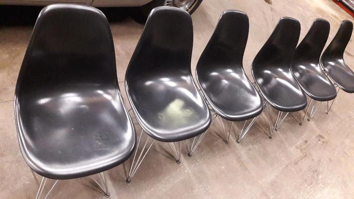 Demonteerbare stoelen, Huis en Inrichting, Stoelen, Nieuw, Vijf, Zes of meer stoelen, Kunststof, Metaal, Zwart, Ophalen