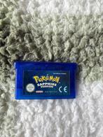 Pokemon Sapphire, Games en Spelcomputers, Games | Nintendo Game Boy, Avontuur en Actie, 1 speler, Ophalen of Verzenden, Zo goed als nieuw