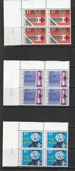 Belgie 2103/2105 in blok van 4 ** postfris, Timbres & Monnaies, Timbres | Europe | Belgique, Neuf, Envoi