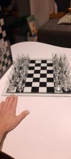 Drinkspel Set - Schaakbord met Figuren Glas, Hobby en Vrije tijd, Gezelschapsspellen | Bordspellen, Ophalen