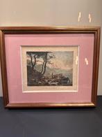 Mooie oude prent in lijst, Enlèvement