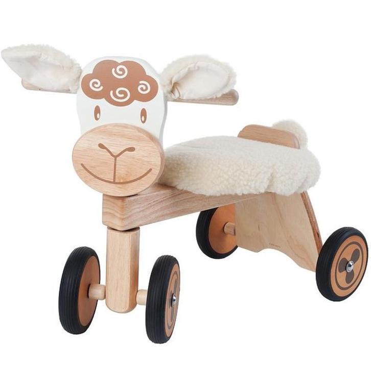 Houten loopfiets schaap met of zonder naam, Kinderen en Baby's, Speelgoed | Houten speelgoed, Nieuw, Rij- of Hobbelspeelgoed, Ophalen of Verzenden