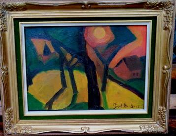 Gustave Franciscus De Smet '' Avondstemming "" olieverf  beschikbaar voor biedingen