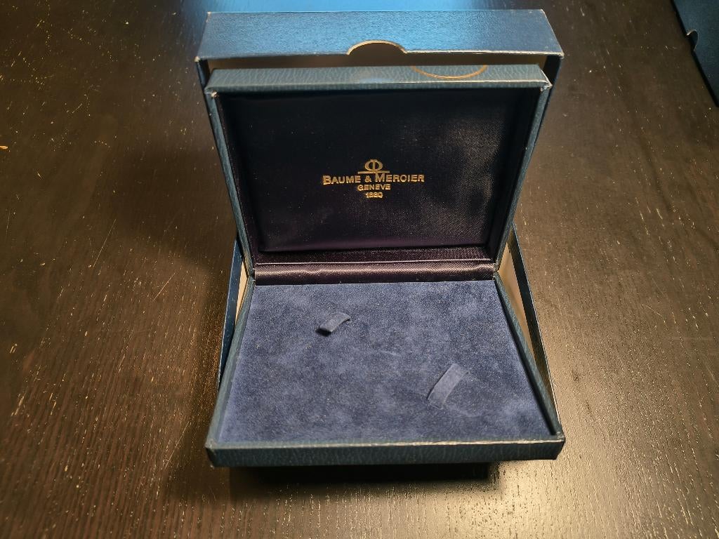 Boîte Baume & Mercier 1830 – écrin montre vintage, Overige merken, Overige materialen, Polshorloge, Ophalen of Verzenden