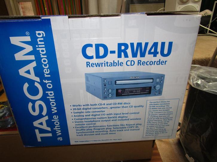 TASCAM CD Recorder, Audio, Tv en Foto, Cd-spelers, Zo goed als nieuw, Overige merken, Ophalen of Verzenden
