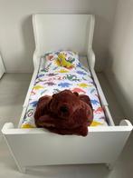 Meegroeibed inclusief matras, donsdeken, lakens, Kinderen en Baby's, Kinderkamer | Bedden, Ophalen, Gebruikt, 70 tot 85 cm, Matras