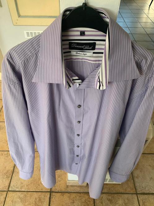 Chemise homme de la marque Dansaert  Black, Kleding | Heren, Overhemden, Zo goed als nieuw, Overige halswijdtes, Paars
