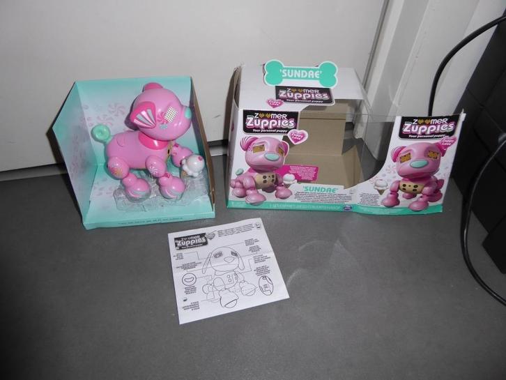Robothond Zoomer Zuppies Zuppy Love Sundae, Kinderen en Baby's, Speelgoed | Educatief en Creatief, Zo goed als nieuw, Elektronica