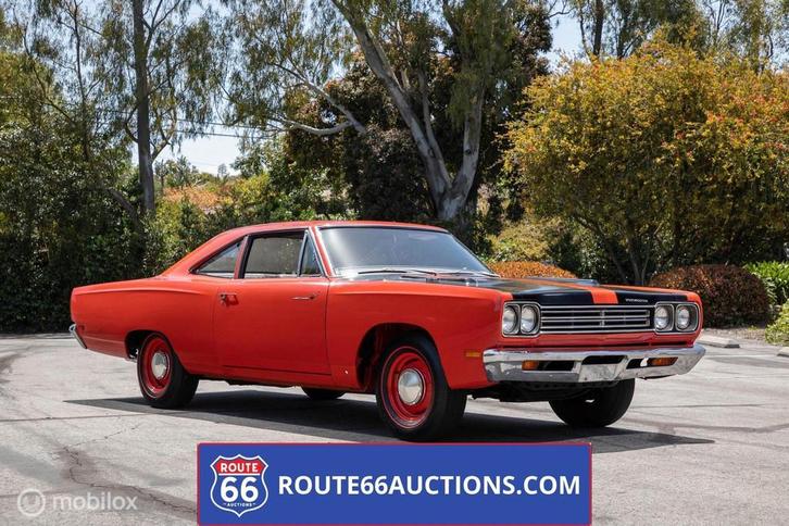 Plymouth Road Runner | 1969 | Route 66 Auctions, Auto's, Oldtimers, Bedrijf, Te koop, Plymouth, Benzine, Overige carrosserie, Handgeschakeld