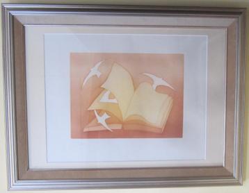"Livre et oiseaux" - Jean Michel Folon beschikbaar voor biedingen