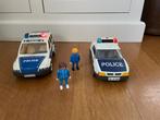 Playmobil: 2 voitures Police avec girophare et 2 figurines, Gebruikt, Ophalen