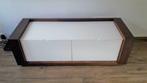 Meuble TV blanc + Wengé, Minder dan 100 cm, 100 tot 150 cm, 50 tot 75 cm, Zo goed als nieuw