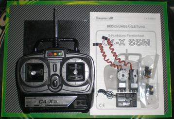 Kit émetteur Graupner/JR C4-X SSM40 (40,775 Mhz)  