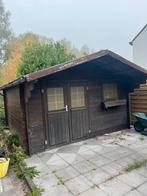 Gratis tuinhuis, Tuin en Terras, Ophalen, 250 tot 300 cm, Met overkapping, Hout