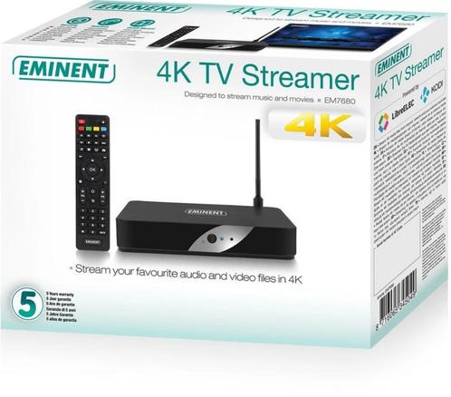 Eminent EM7680 4K TV Streamer, Livres, Cinéma, Tv & Médias, Comme neuf, Médias, Enlèvement ou Envoi