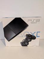 Ps2 slim boxed, Games en Spelcomputers, Spelcomputers | Sony PlayStation 2, Ophalen of Verzenden, Zo goed als nieuw, Slim