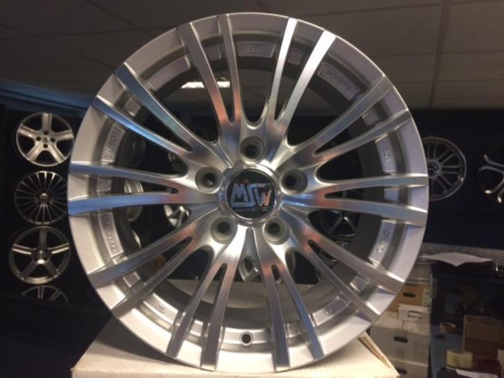 IN STOCK: NIEUWE set 16 inch 5x114.3 polish alu sport velgen, Auto-onderdelen, Banden en Velgen, Velg(en), 16 inch, Nieuw, Ophalen of Verzenden