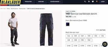 blaklader maat C 48 nooit gedragen  beschikbaar voor biedingen