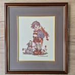 Hümmel borduurwerk in kader, Antiek en Kunst, Ophalen