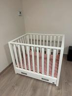 TWF Baby box met lade wit +2 onderkleedje 98x78x80 LBH, Ophalen of Verzenden, Zo goed als nieuw, Lade