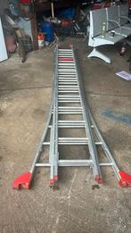 Échelle trois x 3,20 m, Ladder, Opvouwbaar of Inschuifbaar, Zo goed als nieuw, 4 meter of meer