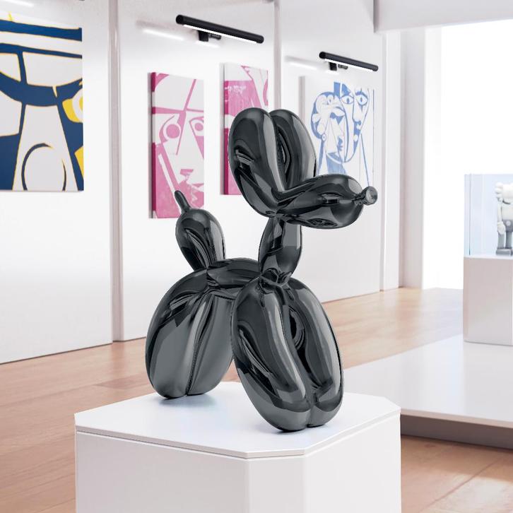 Jeff Koons (After) - Balloon Dog XXL Graphite Black, Antiek en Kunst, Kunst | Designobjecten, Ophalen of Verzenden