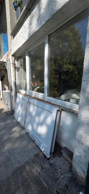 Châssis double vitrage PVC de 2016, Enlèvement, Utilisé, Double vitrage