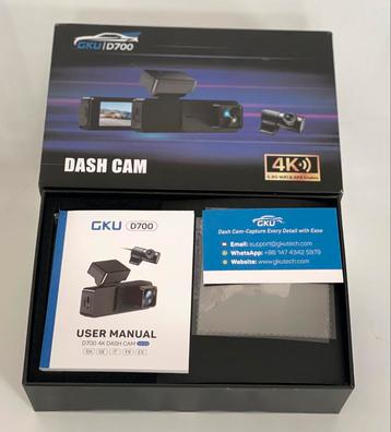 DKU D700 dashcam avant et arrière, écran, GPS Wi-Fi beschikbaar voor biedingen