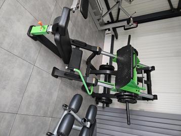 Leg Press gebogen lichaamstint van 45 + Olympische schijf v, Sport en Fitness, Fitnessmaterialen, Ophalen, Zo goed als nieuw, Dumbbell