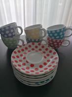 tassen en ondertassen, Huis en Inrichting, Keuken | Servies, Ophalen, Zo goed als nieuw, Overige stijlen, Kop(pen) en/of Schotel(s)