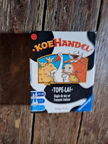 Gezelschapspel koehandel., Hobby en Vrije tijd, Gezelschapsspellen | Overige, Vijf spelers of meer, Ophalen of Verzenden, Zo goed als nieuw