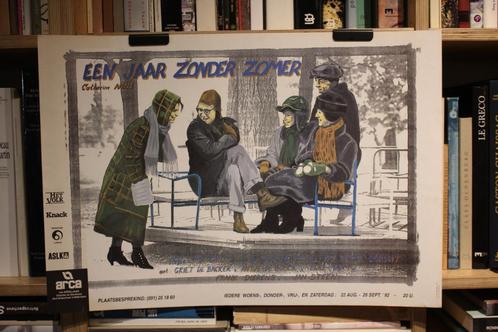 *EEN JAAR ZONDER ZOMER** Catherine ANNE affiche 1992, Verzamelen, Posters, Ophalen of Verzenden