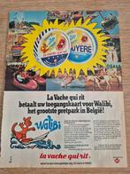 oude reclame Walibi la vache qui rit 2, Verzamelen, Ophalen of Verzenden, Zo goed als nieuw