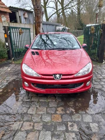 peugeot 206 cc cabriolet, Autos, Rouge, Achat, Cabriolet, Boîte manuelle